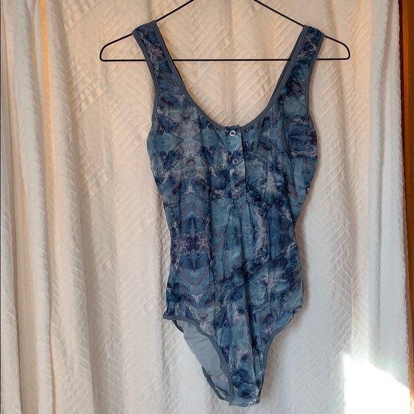 Negative Underwear Silky Bodysuit Blue Calcite - Picture 2 of 5